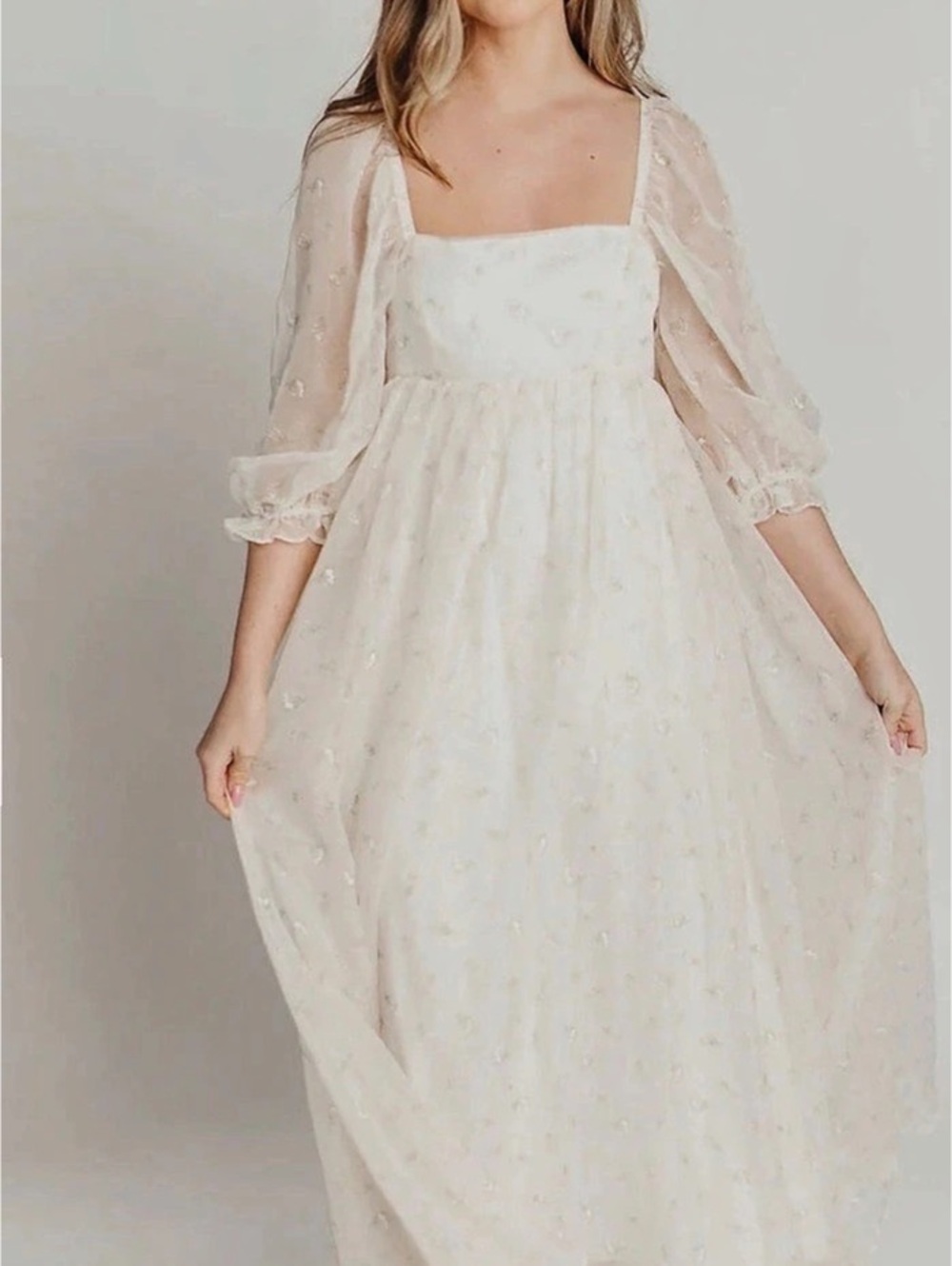 Worth Collective - Mona Maxi Dress in Butter Floral - Bump friendly!